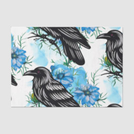 Aquarell Blumen Floral Raven Botanicals Seidenpapier