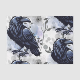Aquarell Blumen Floral Raven Botanicals Seidenpapier
