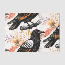 Aquarell Blumen Floral Raven Botanicals Seidenpapier