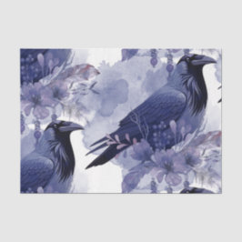 Aquarell Blumen Floral Raven Botanicals Seidenpapier