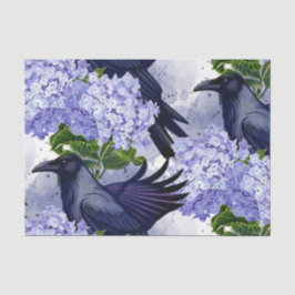 Aquarell Blumen Floral Raven Botanicals Seidenpapier