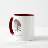 Aquarell-Blumen-Fotomug Tasse (Vorderseite Links)