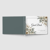 Aquarell-Blumen-Hochzeit Gästebuch (Voll)