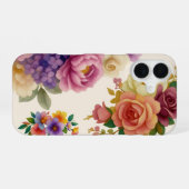 Aquarell-Blumen iPhone 16 Hülle (Rückseite (Horizontal))