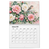 Aquarell-Blumen-Kalender Kalender (Feb 2027)