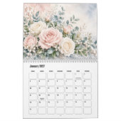 Aquarell-Blumen-Kalender Kalender (Jan 2027)