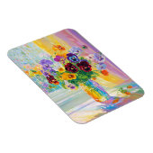 Aquarell-Blumen  Magnet (Rechte Seite)