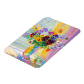 Aquarell-Blumen  Magnet (Linke Seite)