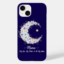 Aquarell-Blumen-Mond-Mama Case-Mate iPhone 14 Hülle
