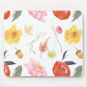 Aquarell Blumen Mousepad