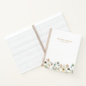 Aquarell Blumen Notizblock (Innenseite)