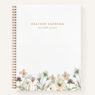 Aquarell Blumen Notizblock