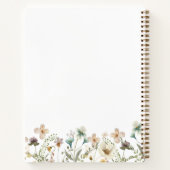 Aquarell Blumen Notizblock (Rückseite)