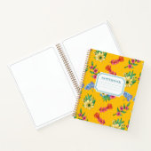 Aquarell-Blumen-Notizbuch Notizblock (Innenseite)