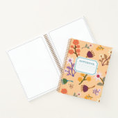Aquarell-Blumen-Notizbuch Notizblock (Innenseite)