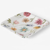 Aquarell-Blumen-Papierteller Pappteller (Gewinkelt)