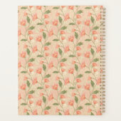 Aquarell-Blumen-Personalisierter Planer (Rückseite)