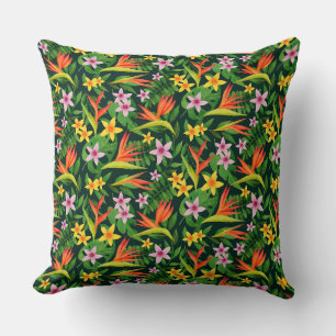 Aquarell-Blumen-und-Frucht-Blumenmuster-23768 Kissen