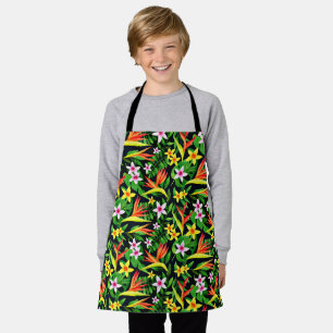 Aquarell-Blumen-und-Frucht-Blumenmuster-23768 Schürze