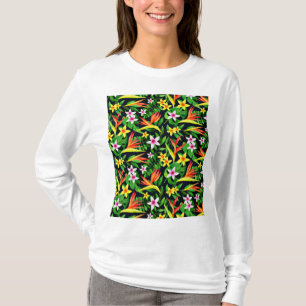 Aquarell-Blumen-und-Frucht-Blumenmuster-23768 T-Shirt