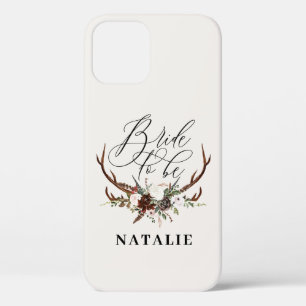 Aquarell-Blumen und Geweih Braut iPhone c Case-Mate iPhone Hülle