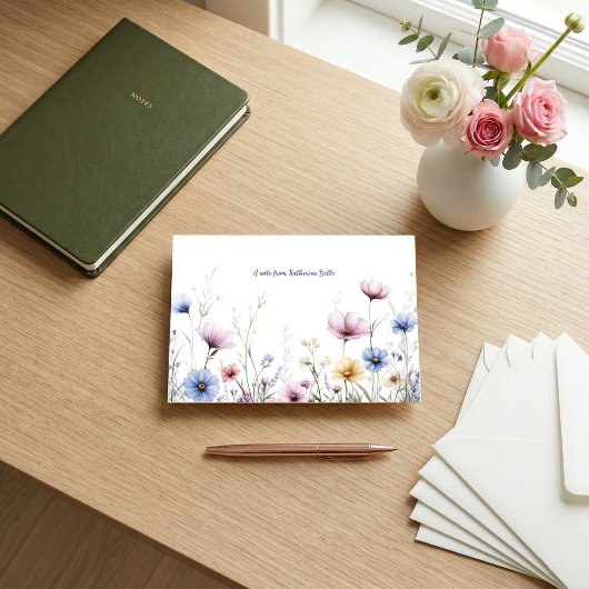 Aquarell Blumen Unterer Rand Wildblumen