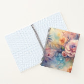 Aquarell-Blumendesign  Notizblock (Innenseite)