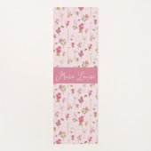 Aquarell-Blumenfee Kinder Yogamatte (Vorderseite)