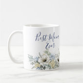 Aquarell Blumengarten Beste Mama jemals Tasse (Links)