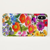 Aquarell-Blumengarten iPhone Fall Case-Mate iPhone Hülle (Rückseite (Horizontal))