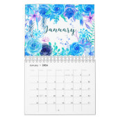 Aquarell-Blumengarten-Kalender 2018 Kalender (Jan 2026)