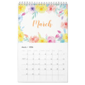Aquarell-Blumengarten-Kalender 2018 Kalender (Mär 2026)