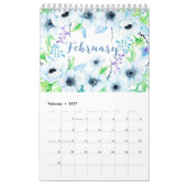 Aquarell-Blumengarten-Kalender Kalender (Feb 2027)
