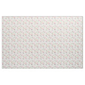 Aquarell-Blumengewebe mit Pfingstrosen und Stoff (Yard (91,4 cm))