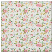 Aquarell-Blumengewebe Stoff (Muster)