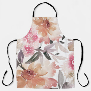 Aquarell-Blumenhintergrundmuster,Blume,Kunst,Blume Schürze