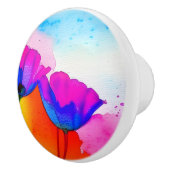 Aquarell Blumenkohl Keramikknauf (Rechts)