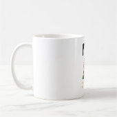 Aquarell-Blumenmonogramm-Kaffeetasse Kaffeetasse (Links)
