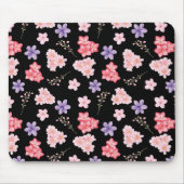 Aquarell-Blumenmuster Mousepad (Vorne)