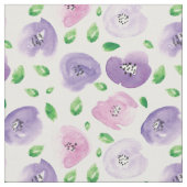 Aquarell-Blumenmuster Stoff (Nahaufnahme)