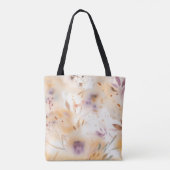 Aquarell-Blumenmuster  Tasche (Rückseite)