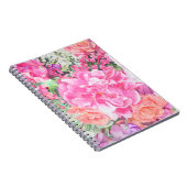 Aquarell-Blumennotizbuch Notizblock (Rechte Seite)