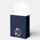 Aquarell Blumenreath Frohe Weihnachtsbäume Geschenkschachtel (Geöffnet)