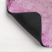 Aquarell-BlumenSchmutz KRW Burgunder Mousepad (Ecke)