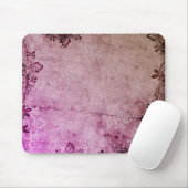 Aquarell-BlumenSchmutz KRW Burgunder Mousepad (Mit Mouse)