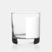 Aquarell-Blumenstrauß aus Wildblumen Whiskyglas (Links)