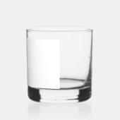 Aquarell-Blumenstrauß aus Wildblumen Whiskyglas (Rechts)
