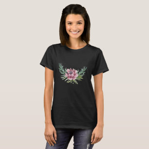 Aquarell-Blumenstrauß Damen T-Shirt