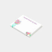 Aquarell-Blumenstrauß in einem Glas. (Addieren Sie Post-it Klebezettel (angewinkelt)