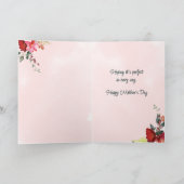 Aquarell Blumenstrauß Muttertag oder Geburtstag in Karte (Innenseite)